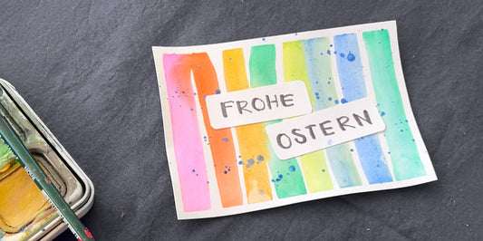 Osterkarten basteln – 4 einfache Ideen - JAMU Products