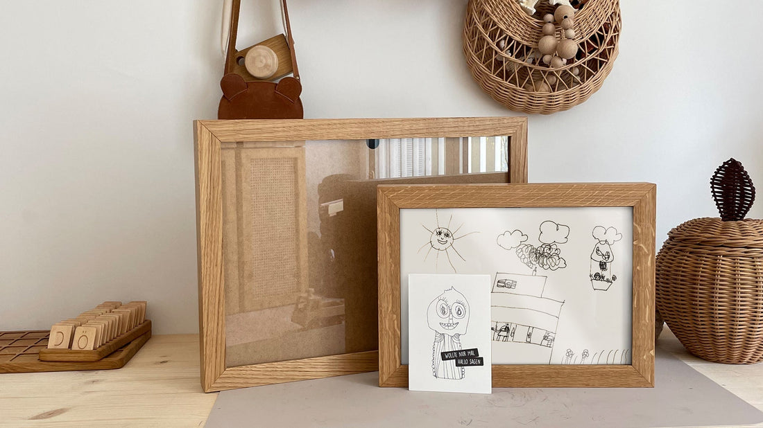 Der beste Bilderrahmen für Kinderzeichnungen