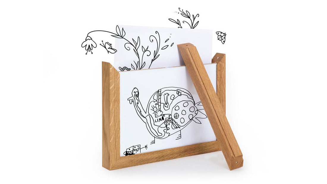 Welcher Rahmen eignet sich um viele Kinderzeichnungen aufzubewahren?