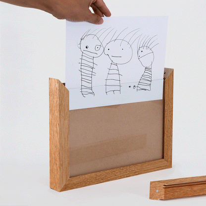 Bilder können von oben eingeschoben werden.