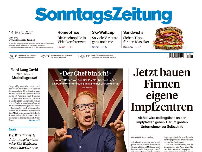 Sonntagszeitung bringt einen Minibeitrag über JAMU