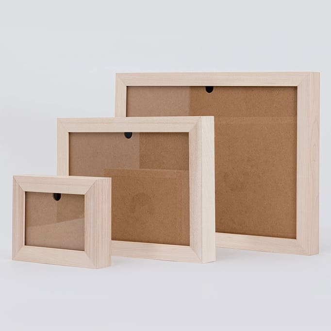 Alle 3 Formate in Ahorn A6, A4, A3