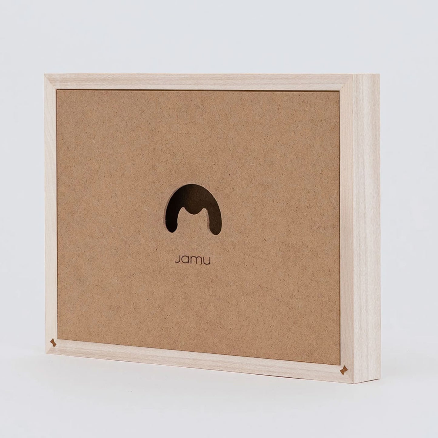 Rückseite des Ahorn Bilderrahmen in A4