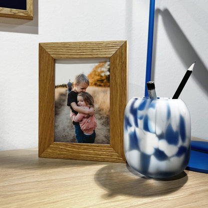 Fotorahmen für Erinnerungen auf dem Bürotisch