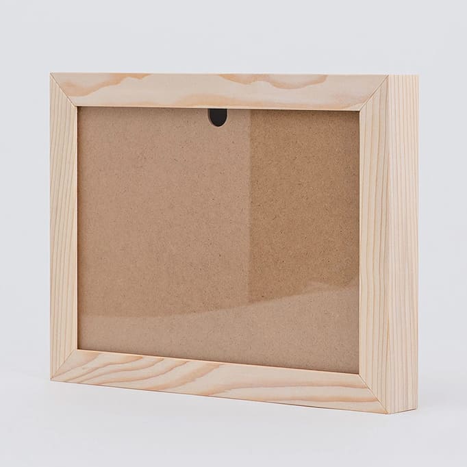 Rahmen in Tanne A4 für Kinderzeichnungen zum Aufbewahren