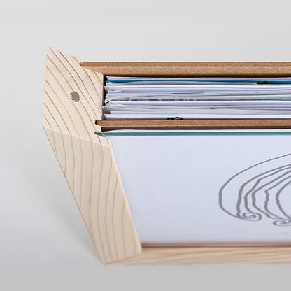 Wechselrahmen mit Aufbewahrungsfach mit Mappenfunktion