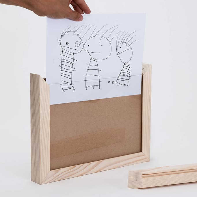 Bild in Rahmen einschieben mit öffenbarem Profil