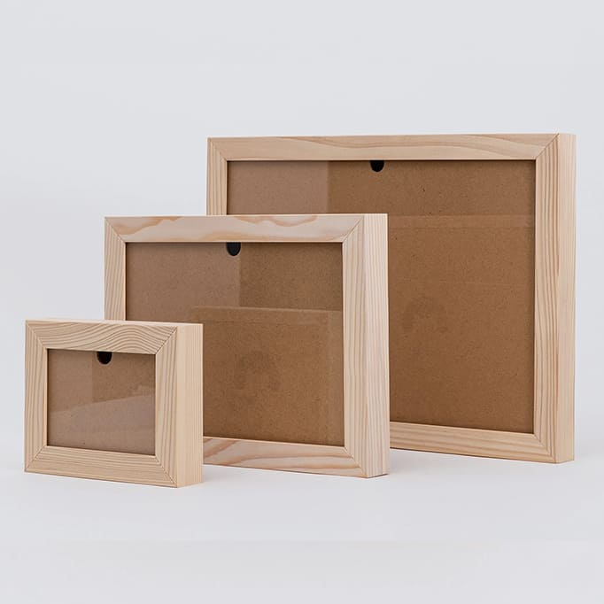 Alle Formate in A6, A4, A3 aus Tannenholz