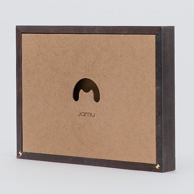 Rückseite des Bilderrahmens in A4 für Zeichnungen