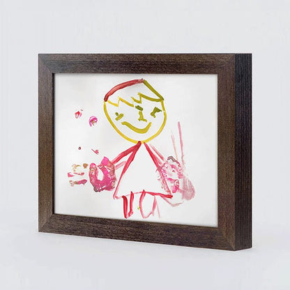 Limitierte Ausführung in Thermo Buche für  Kinderzeichnungen